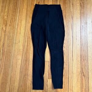 Athleta Pants Womens 2 Petite Highline Hybrid Ankle Tight Black 591441